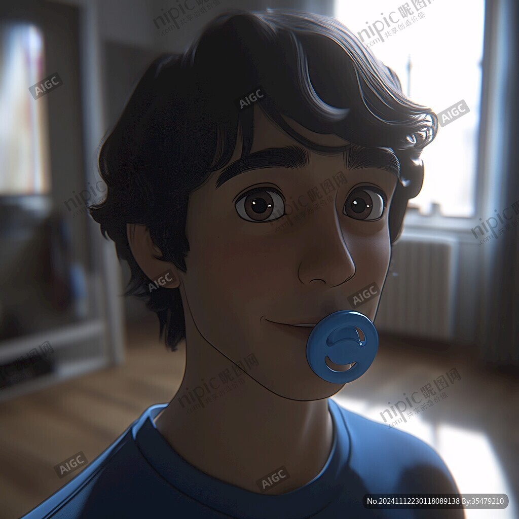 3d效果男孩