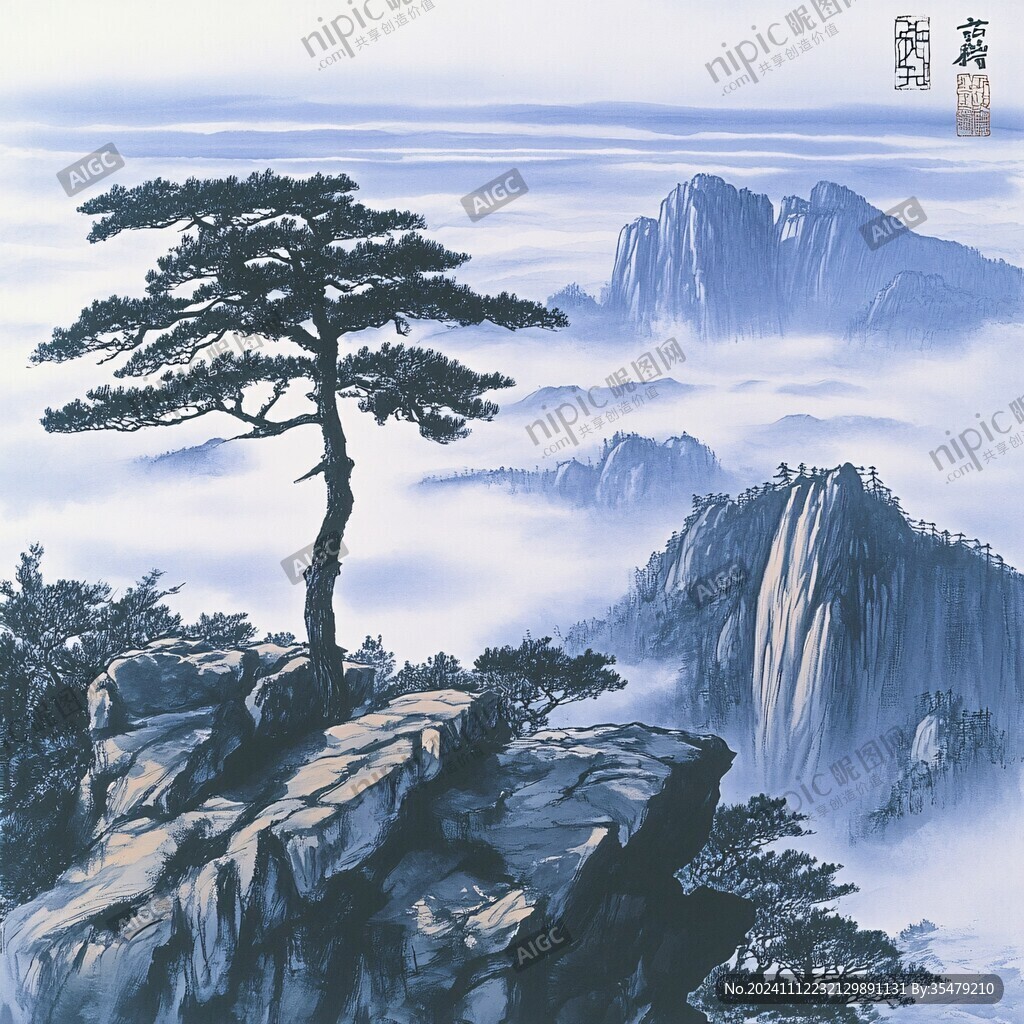 迎客松大图