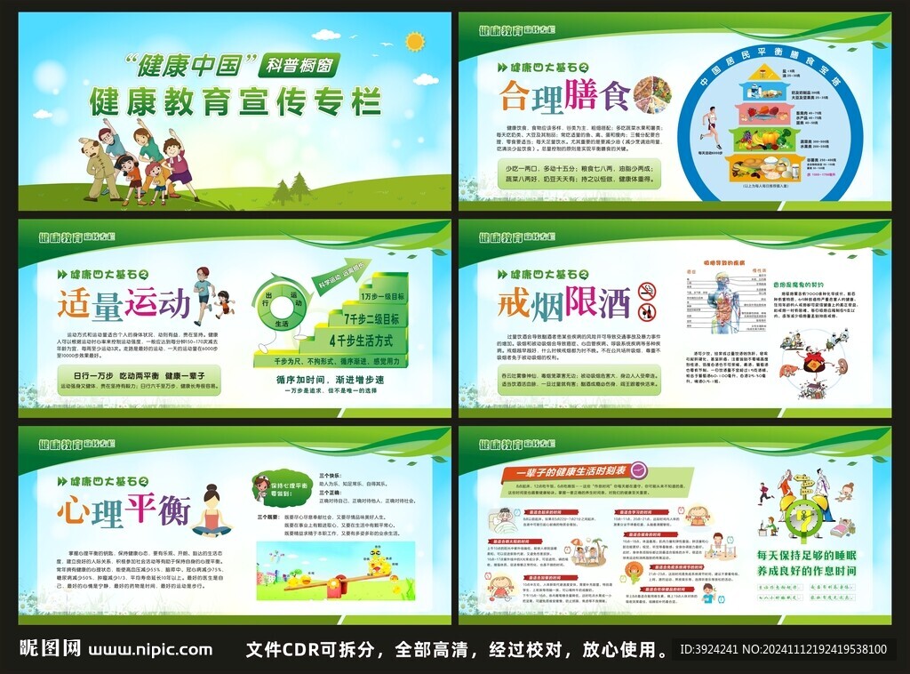 健康科普教育宣传栏