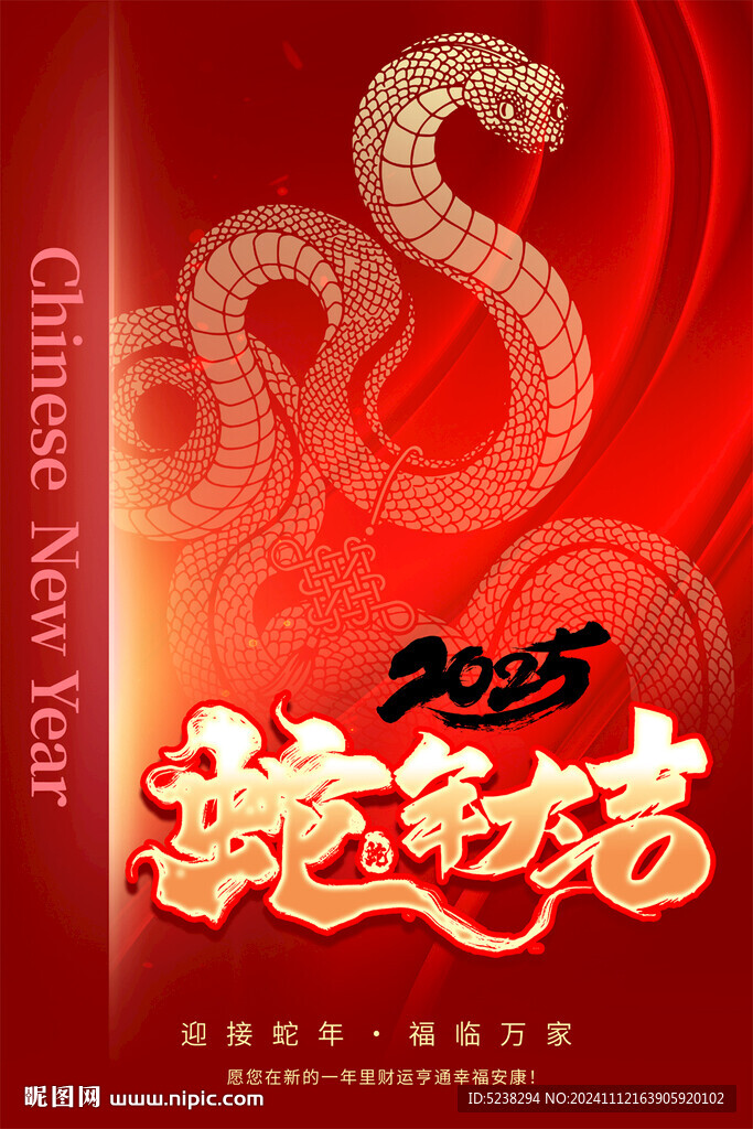 2025蛇年海报