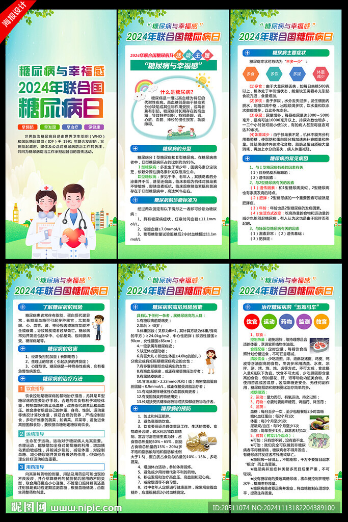 糖尿病日展架