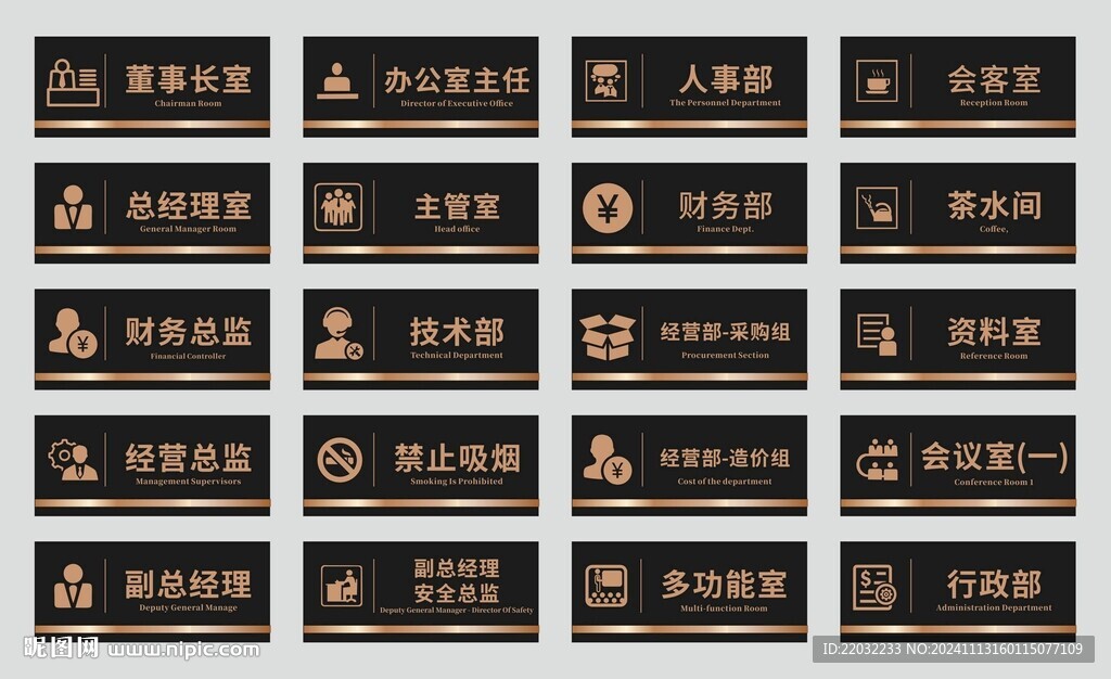 科室牌