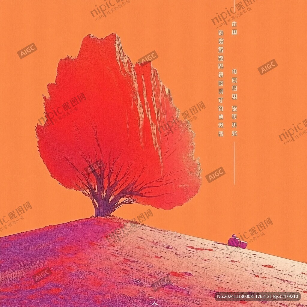红树插画