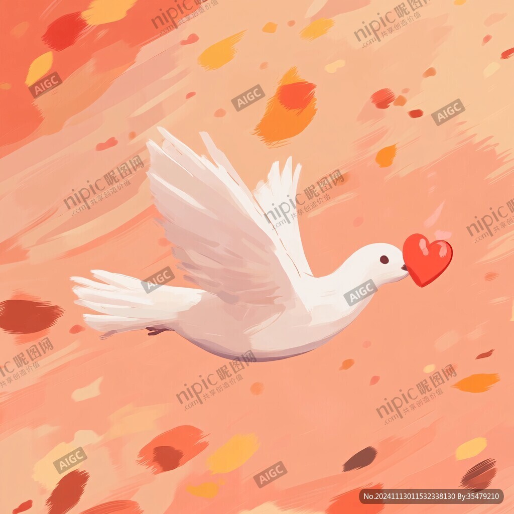 鸽子插画