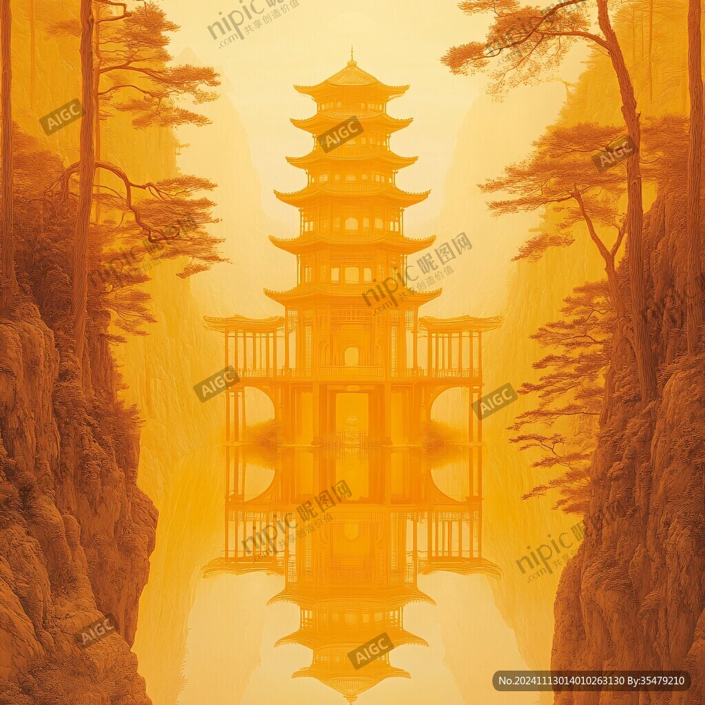 雷峰塔插画