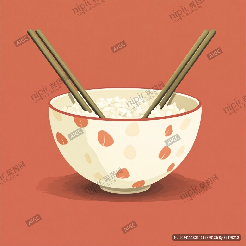 面碗插画