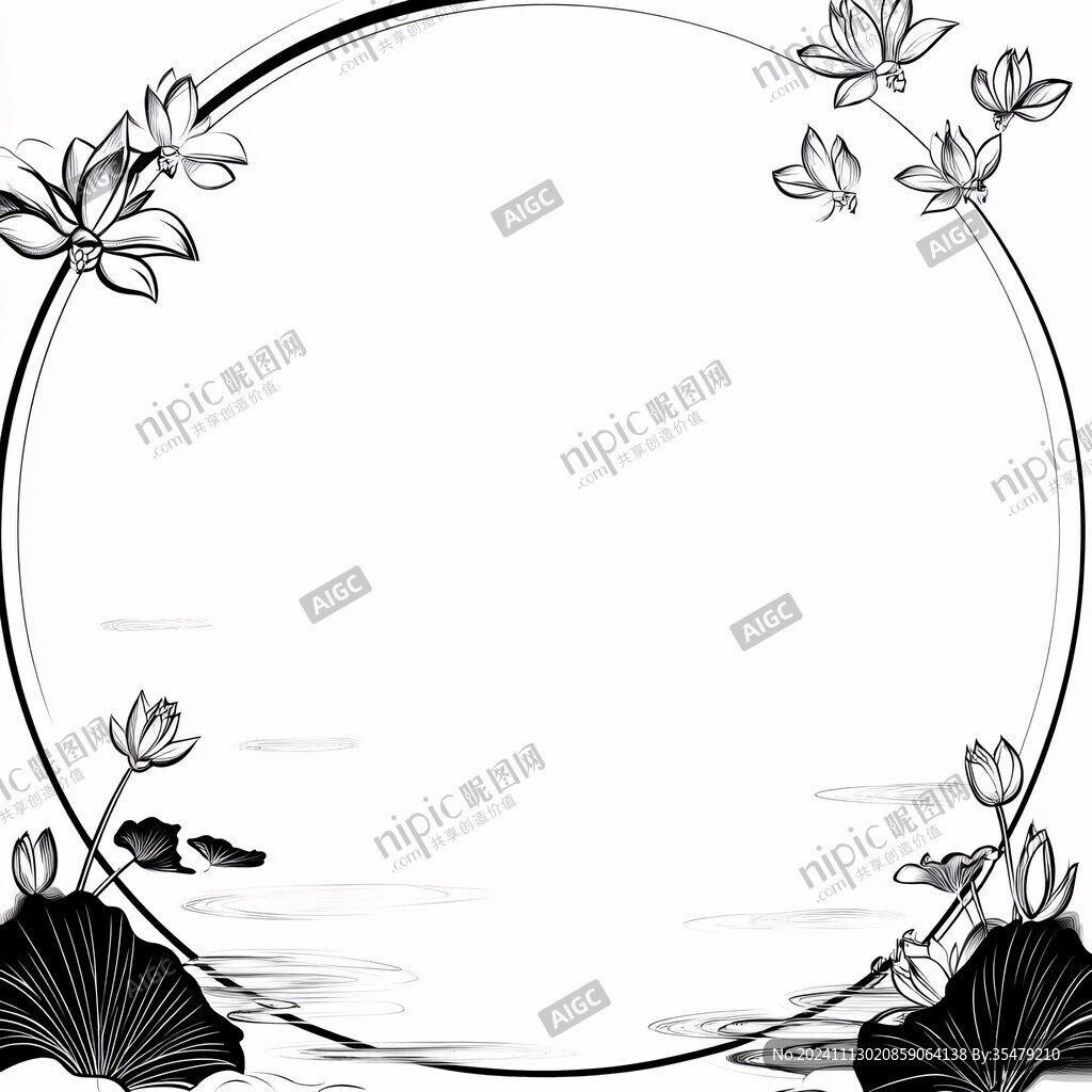 古风插画边框