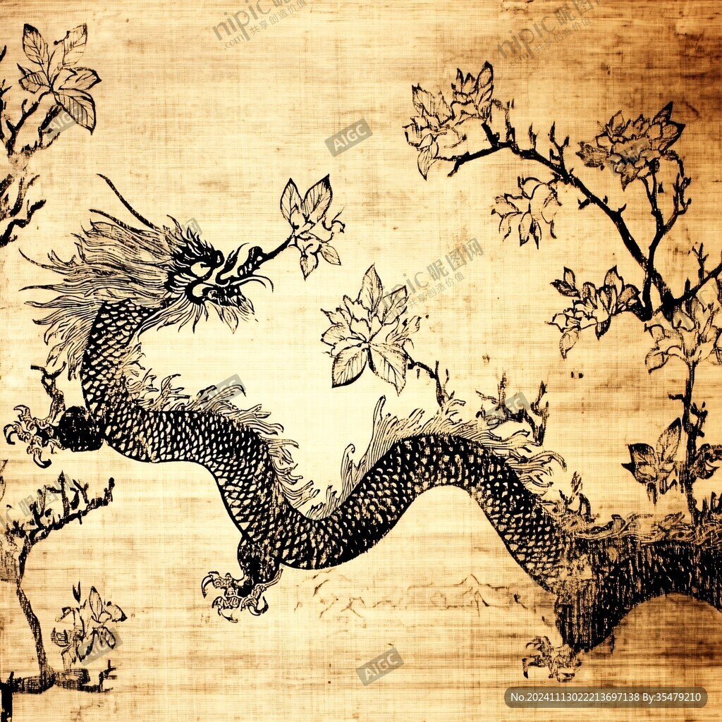 工笔龙
