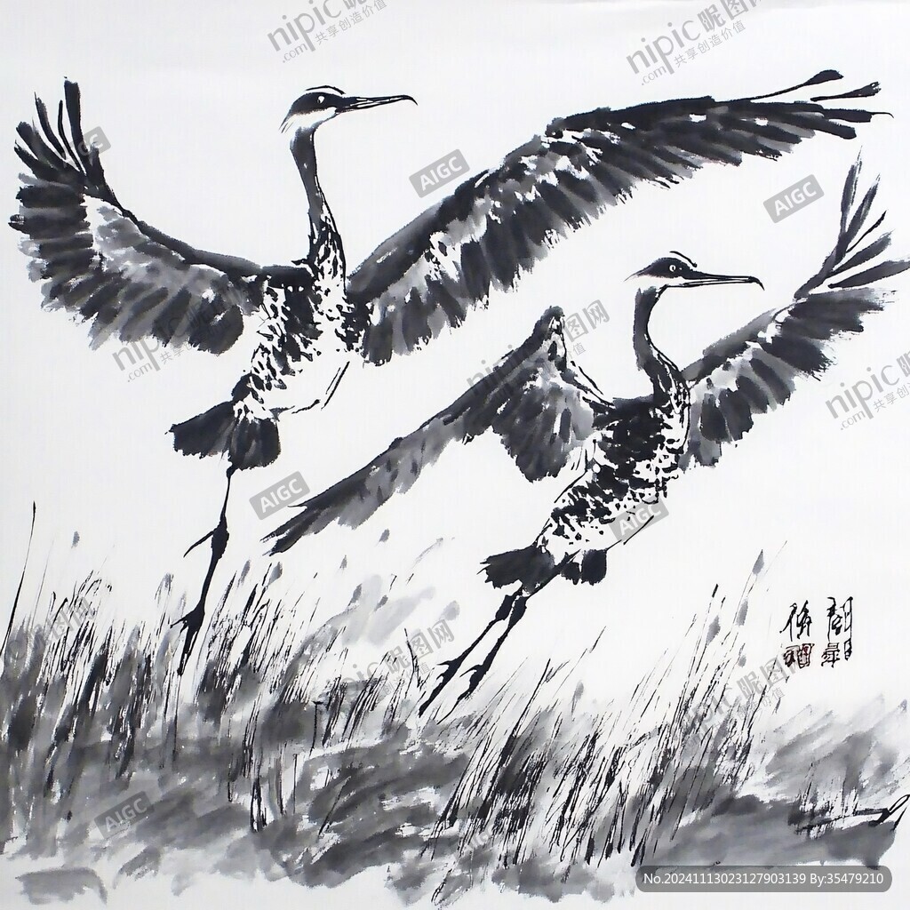 云鹤祥瑞图