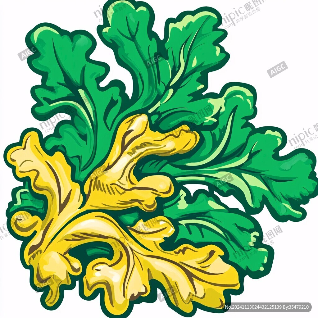 芥菜免扣字素材
