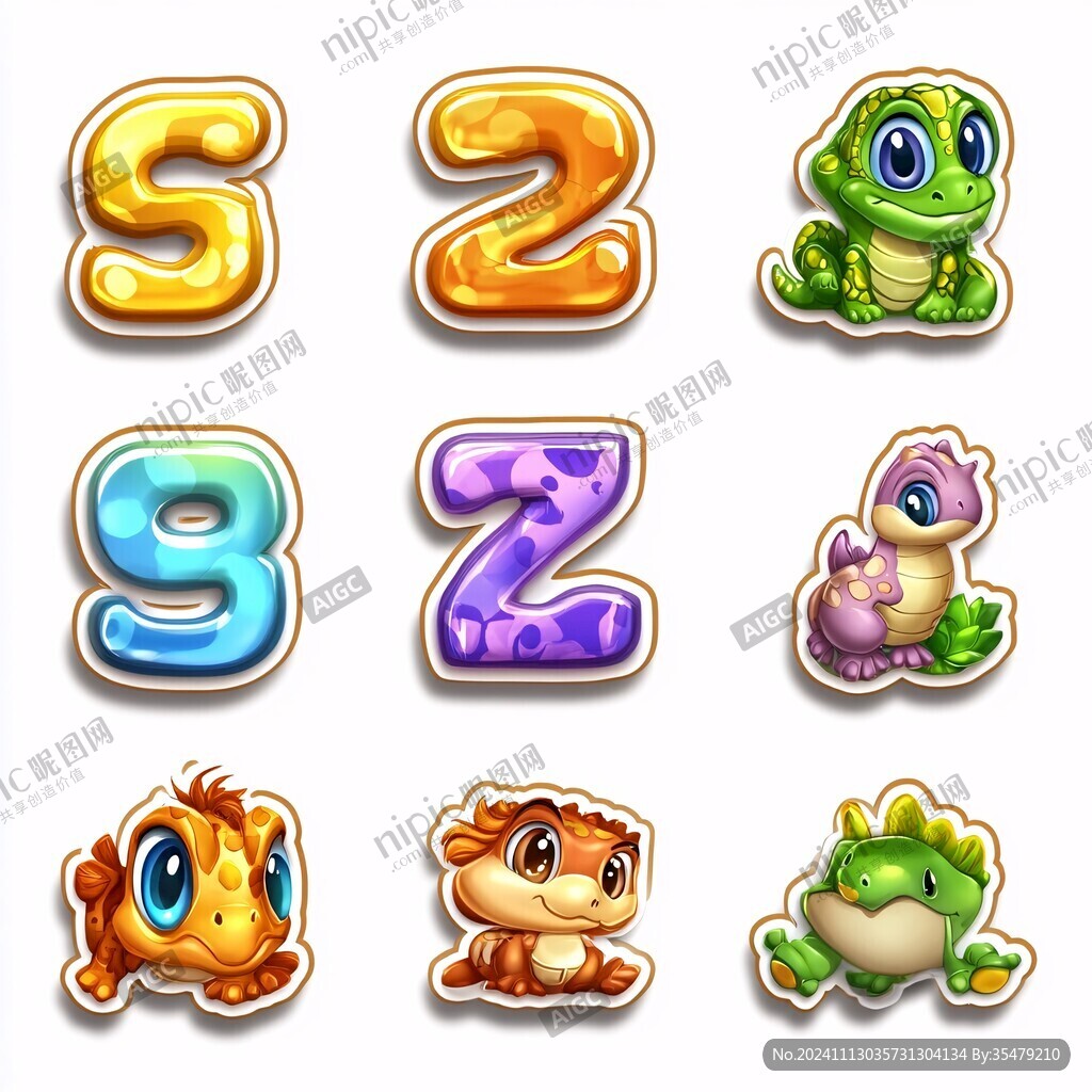 q版数字