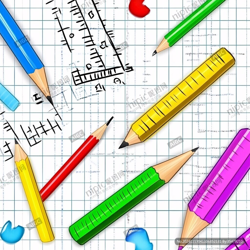 学生文具图案