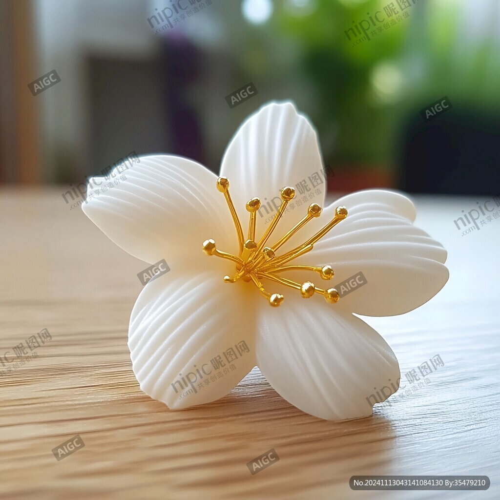 桌面摆件小花