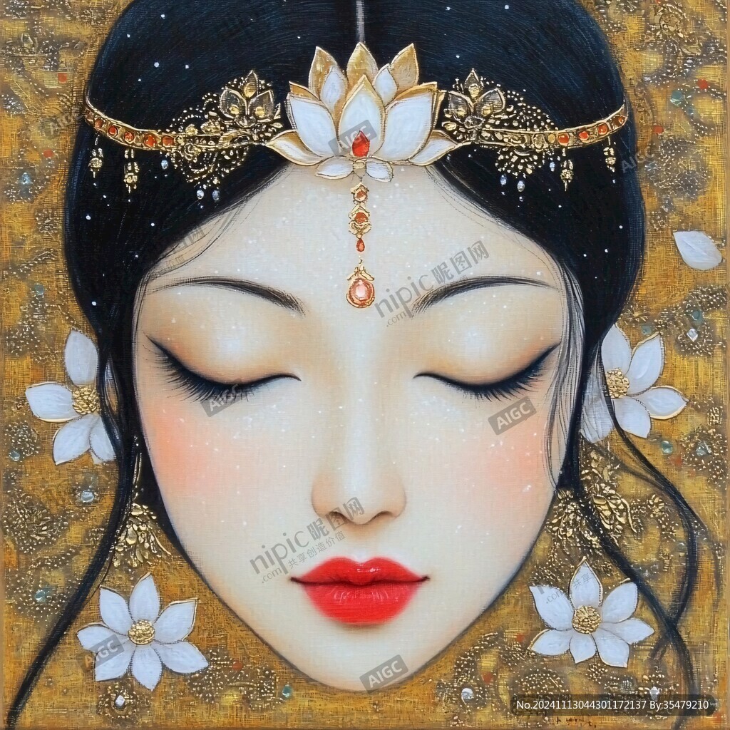 东方美人装饰画