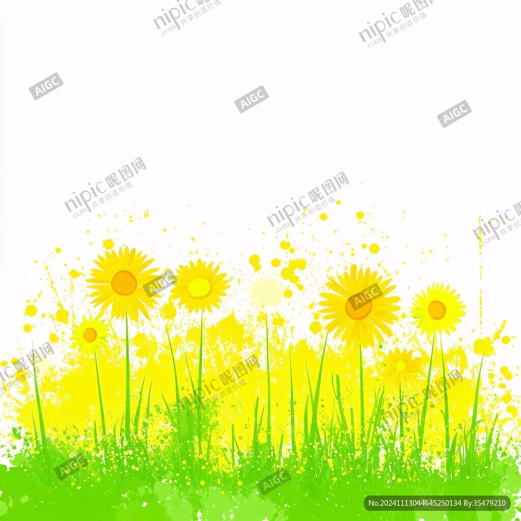太阳花背景素材