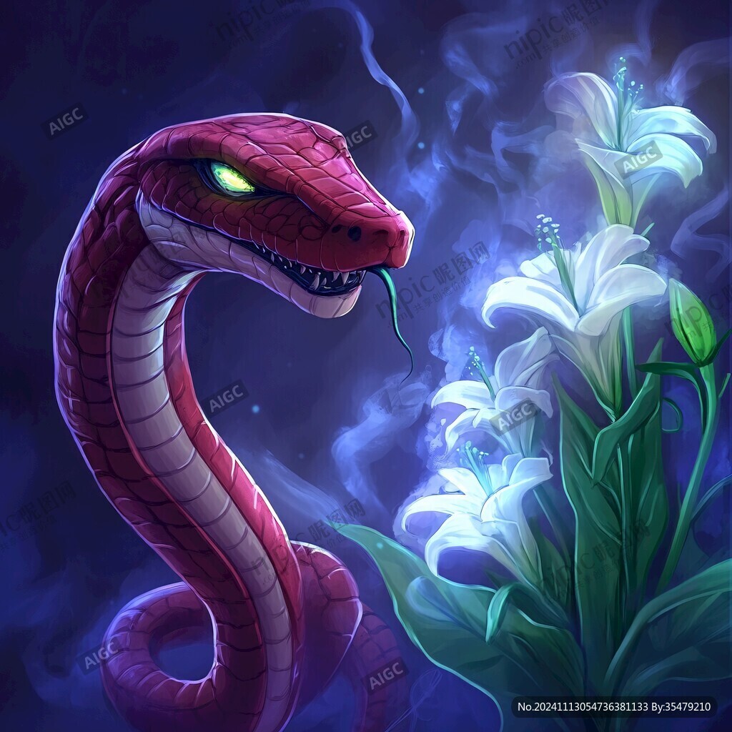 苏花蛇菰插画