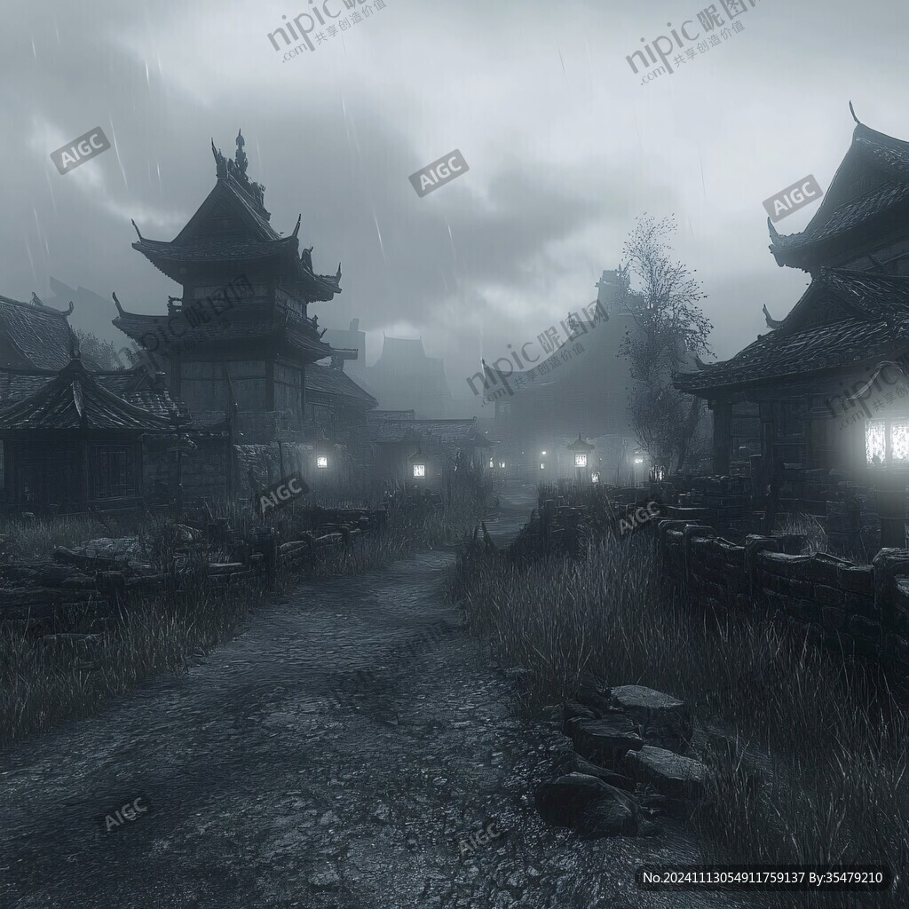 凄美萧条场景