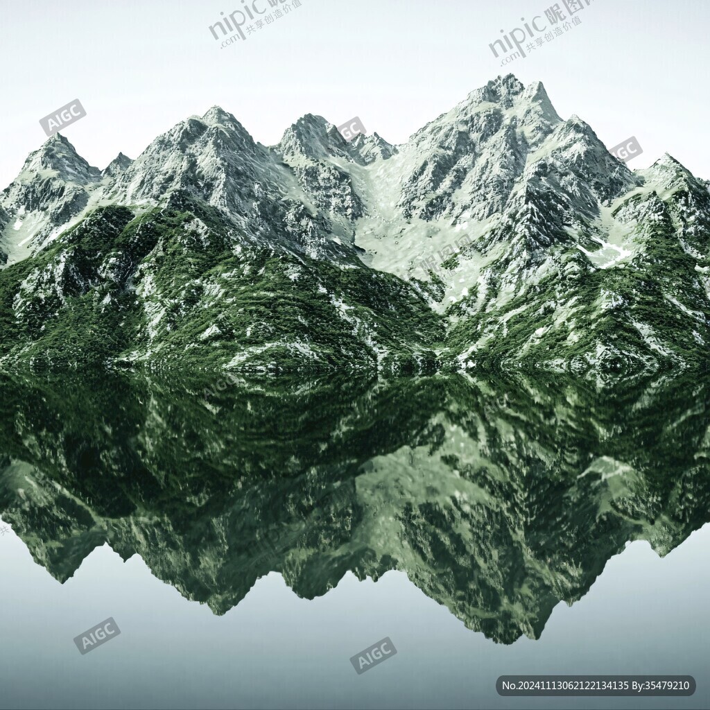 雪山投影