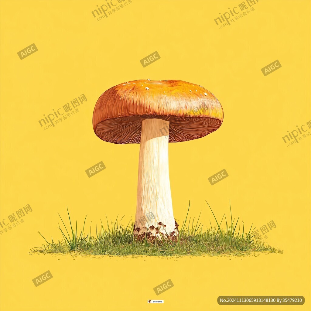 菌菇插画设计