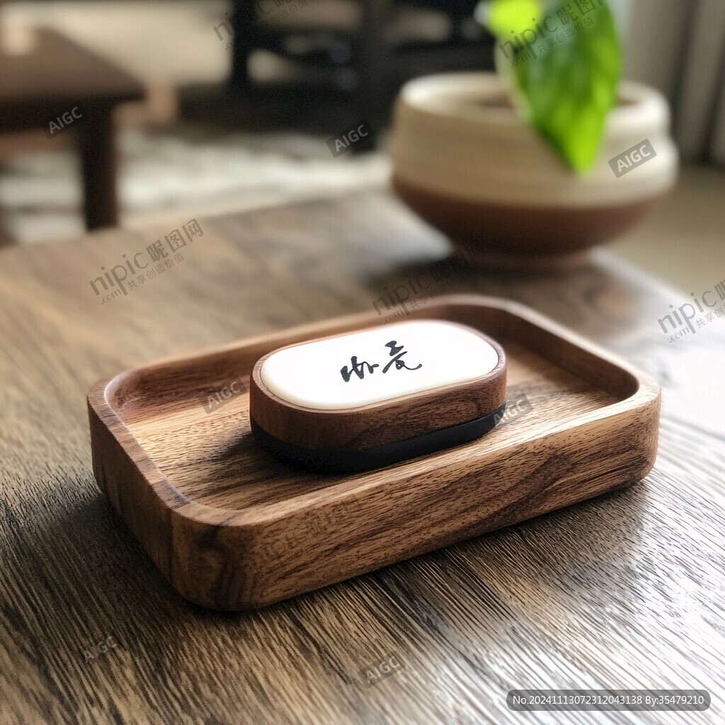 实木茶托