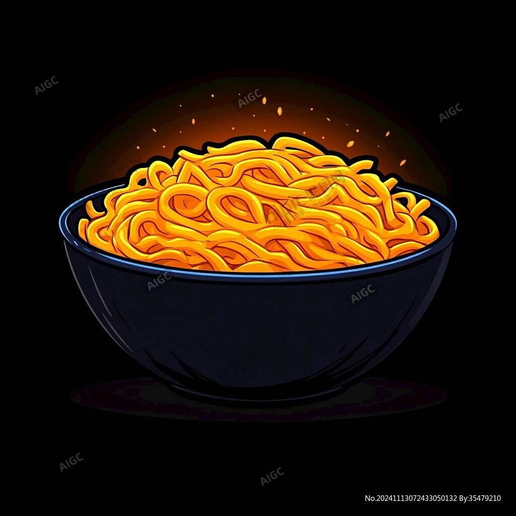 面碗插画