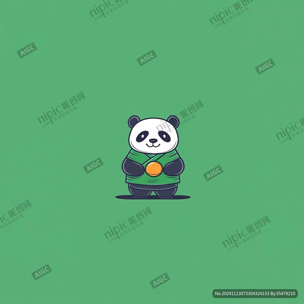 原创潮牌卡通熊猫设计