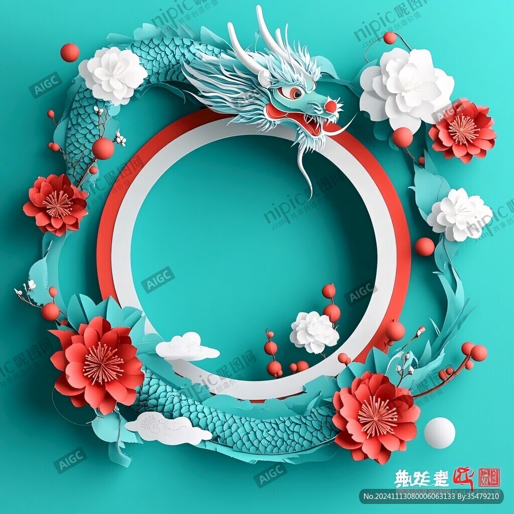龙年立体装饰