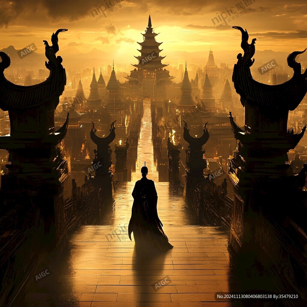 宏大寺庙场景