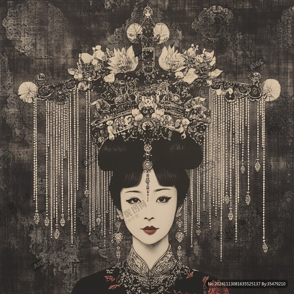 贵妃插画