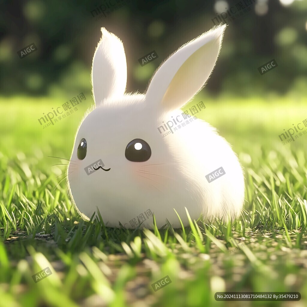 3d卡通兔子