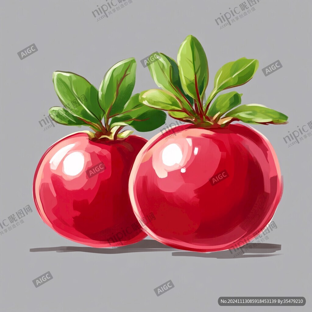 西红柿插画