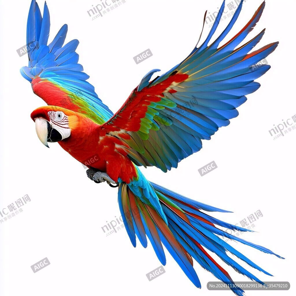 立体画金刚鹦鹉