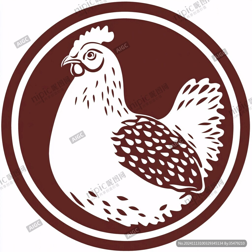 芦花鸡logo