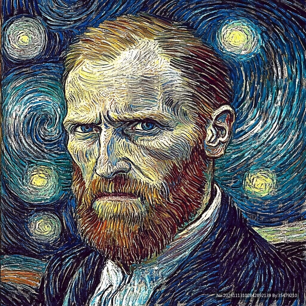 梵高星空画风