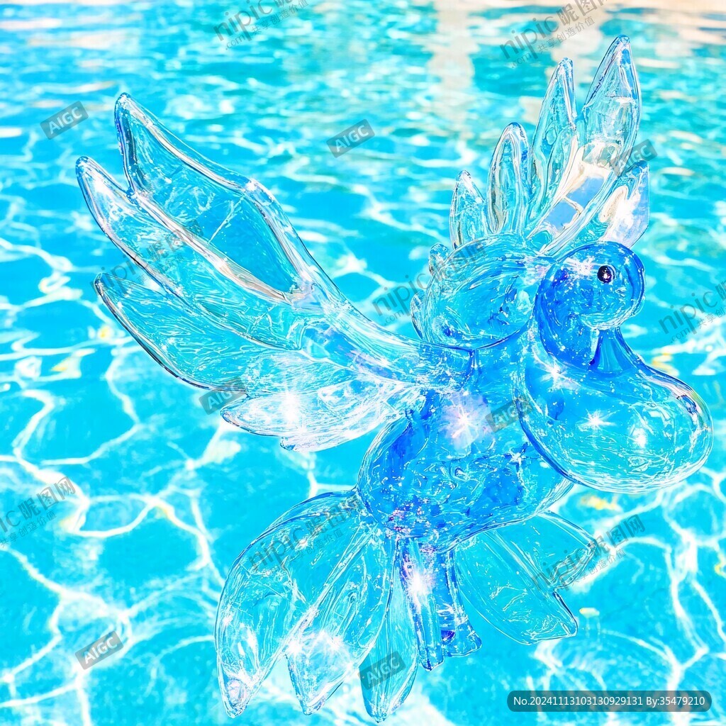 水晶跳水兔