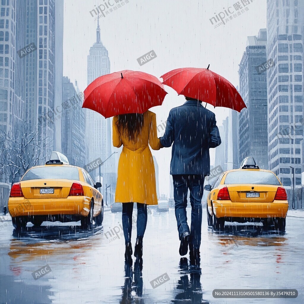 雨天出租车