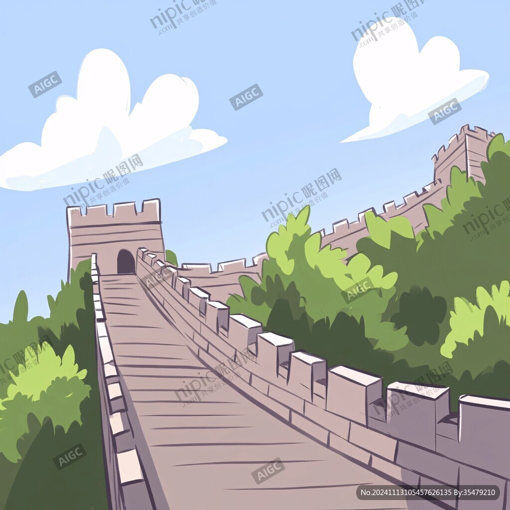 长城插画