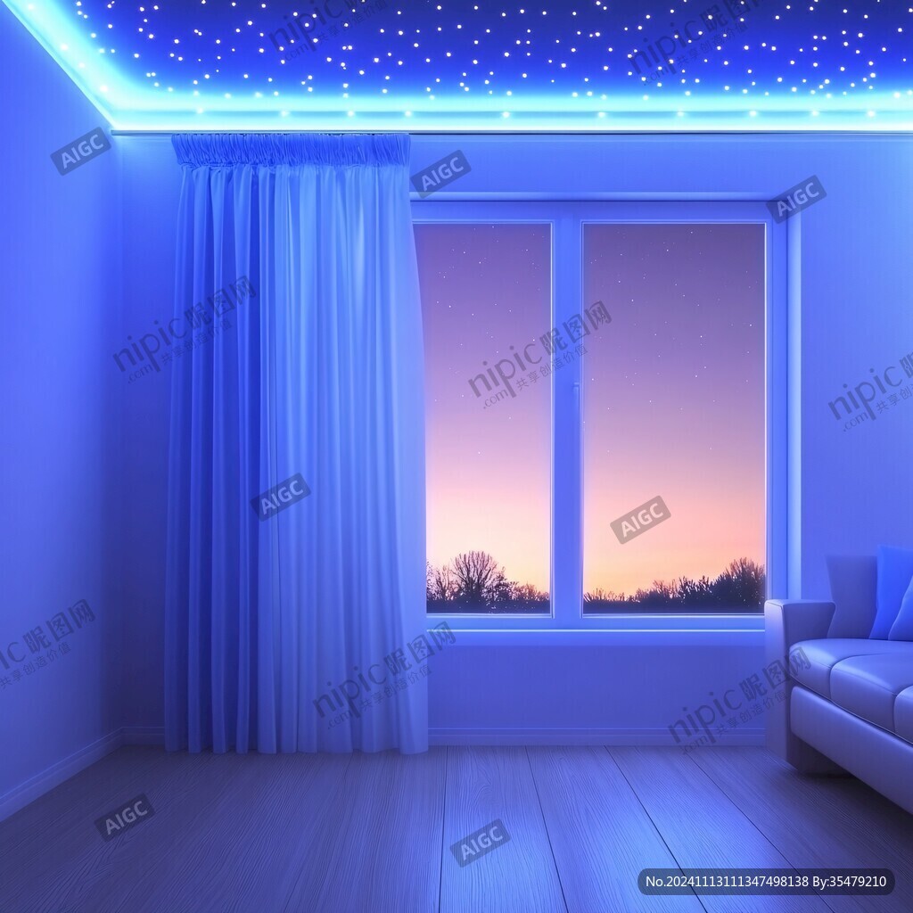 室内夜景壁纸