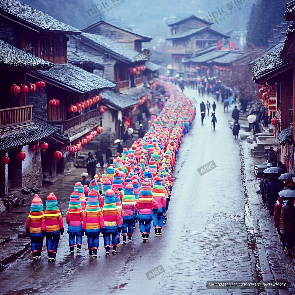 民俗文艺踩街