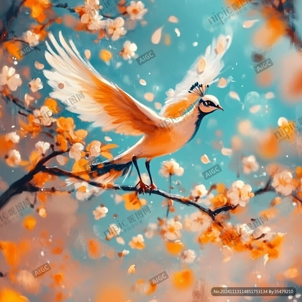 喜上眉梢插画