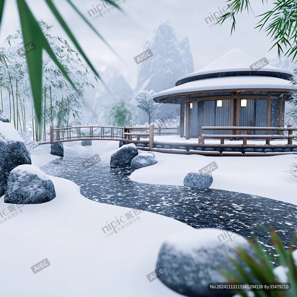 3d雪景