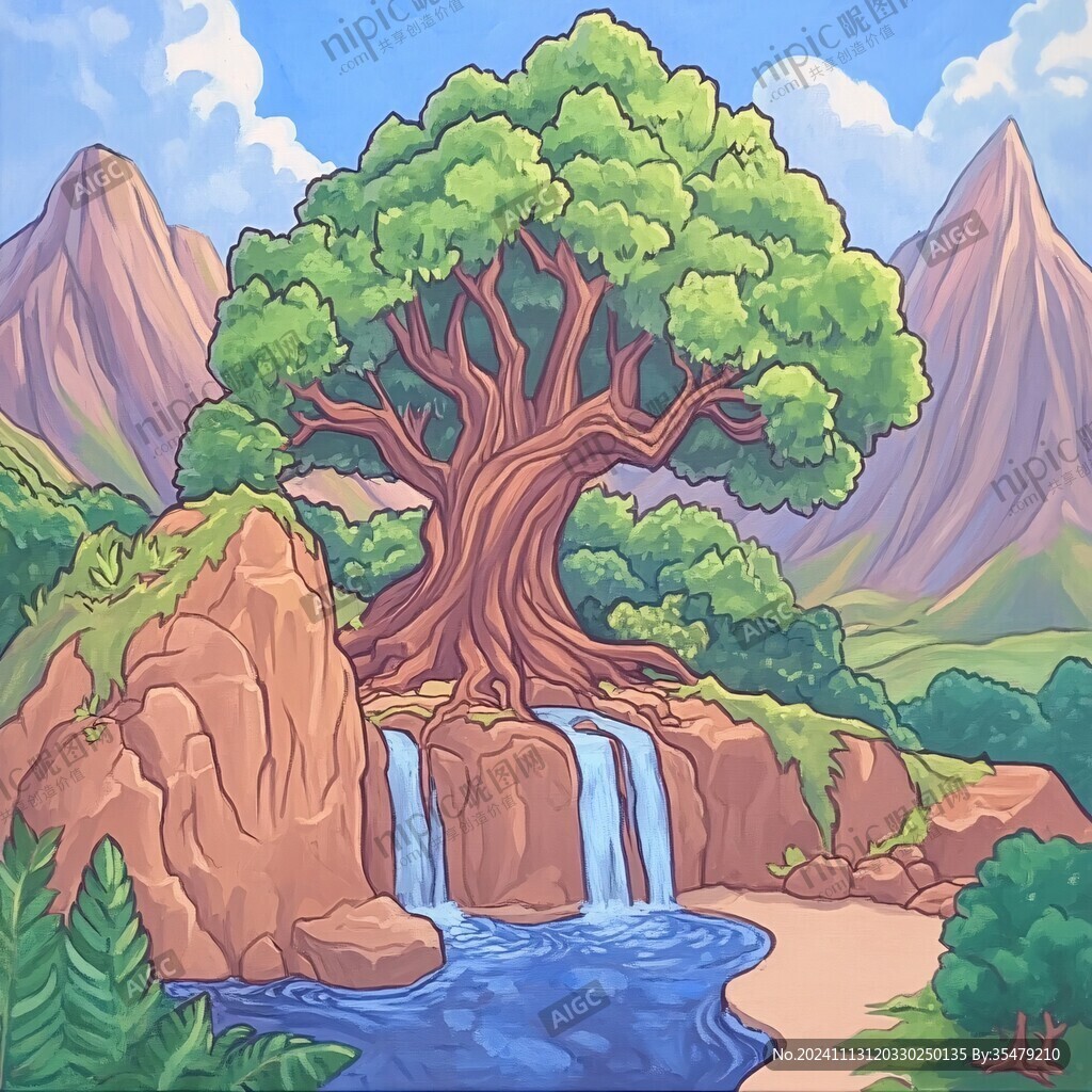 动漫卡通卡通景观