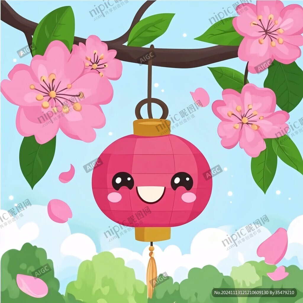 灯笼与红樱