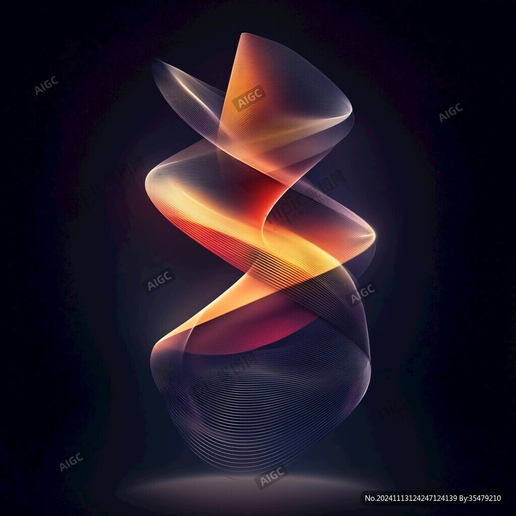 立体渐变发光体设计