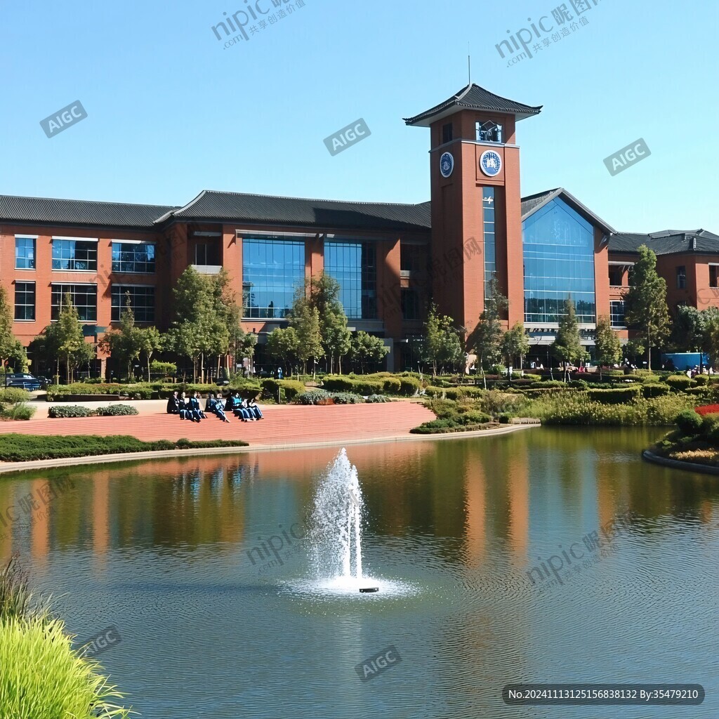 大学水景