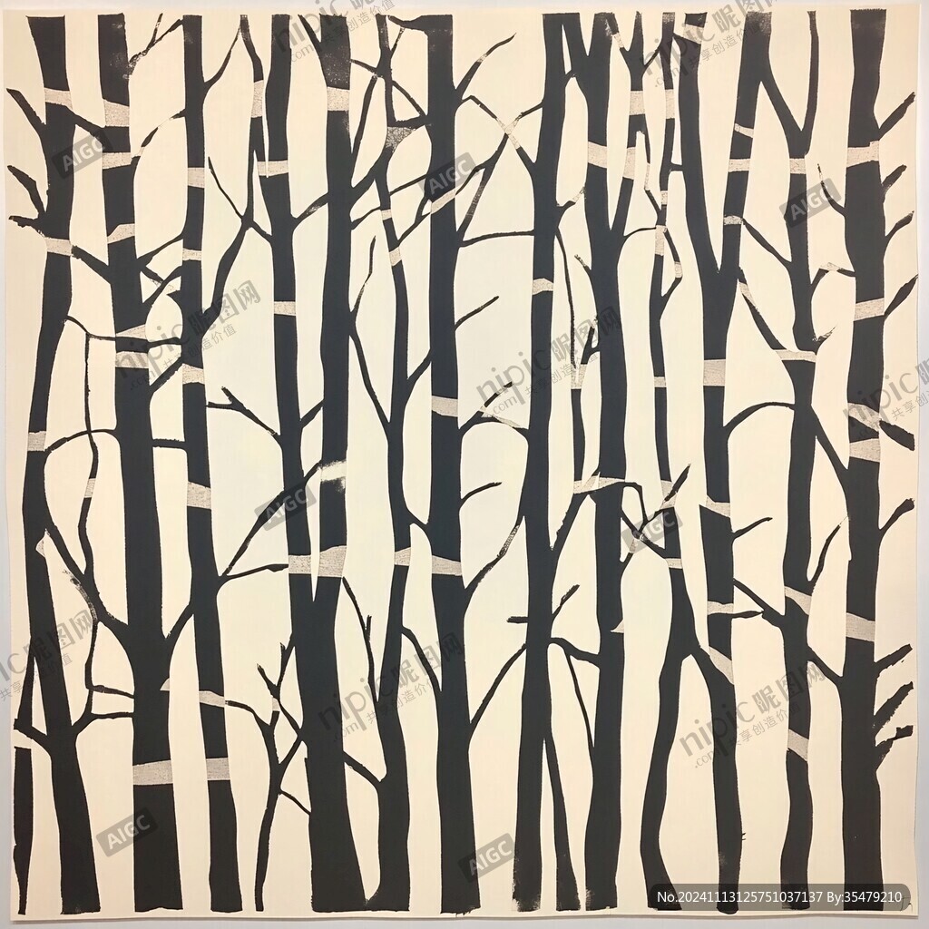 树枝饰画