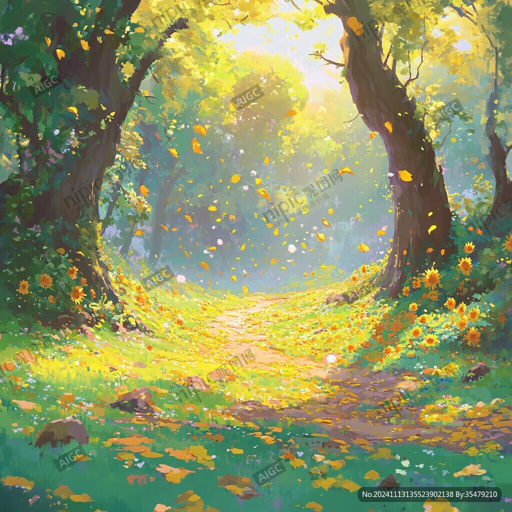 风景厚涂