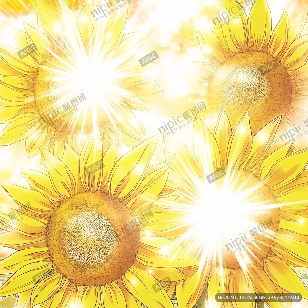 太阳花底纹