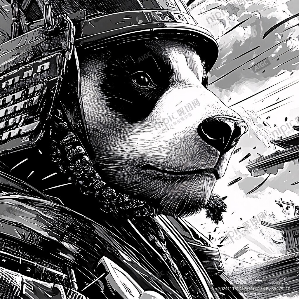 熊猫插画王者驾到