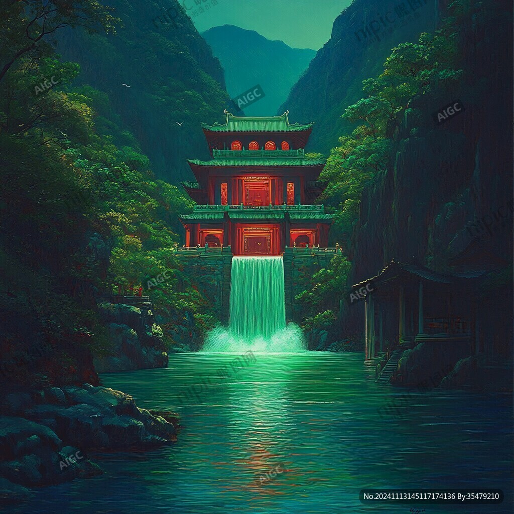 景区插画